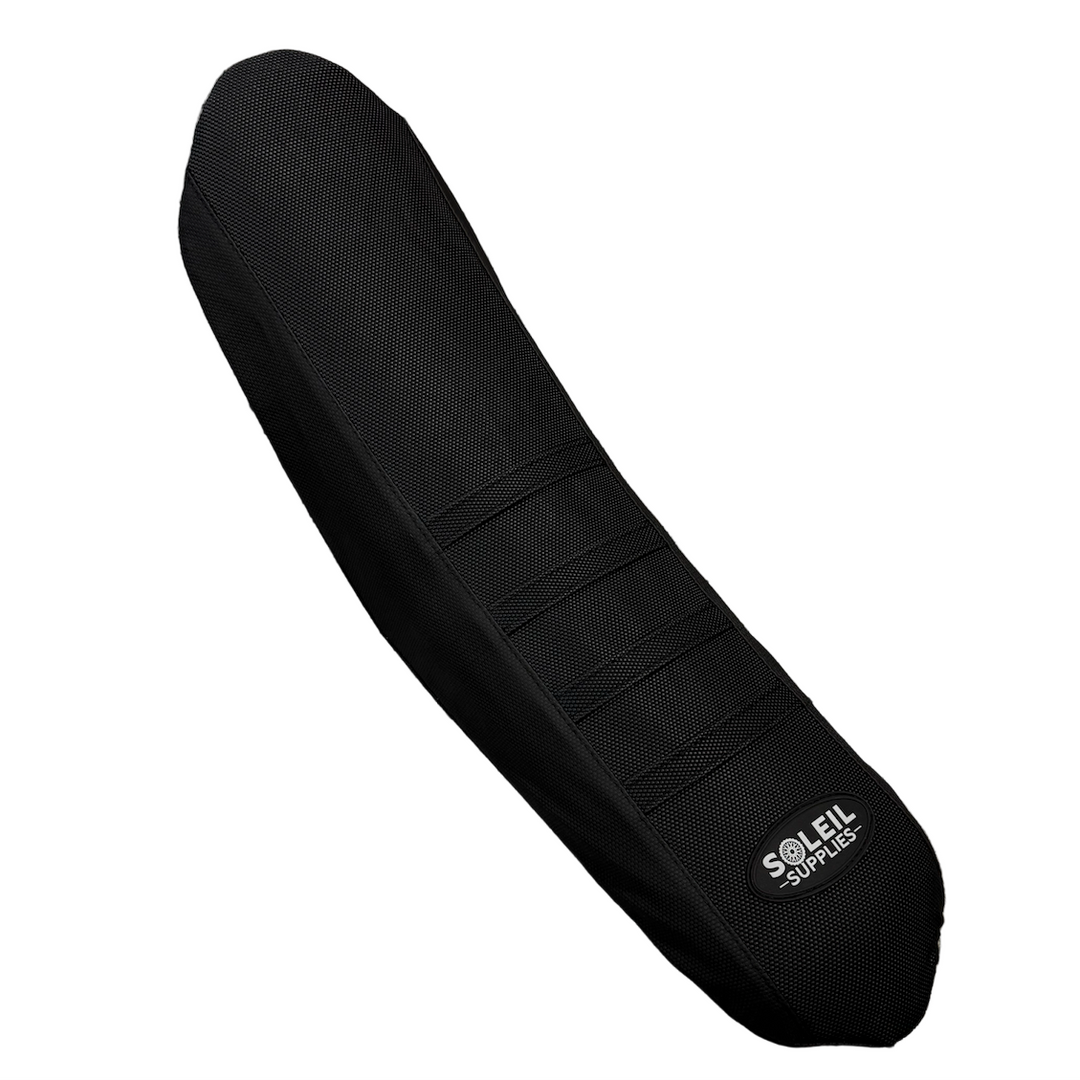 Soleil Supplies branded black seat cover