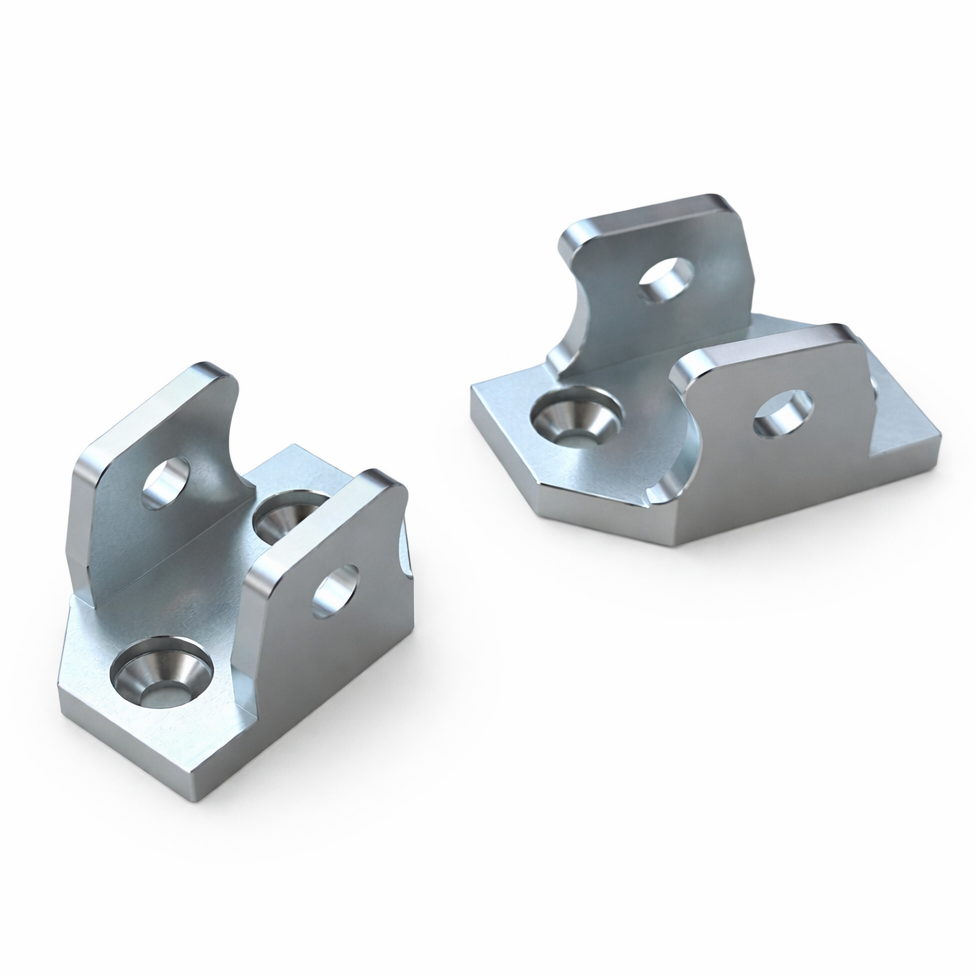 Tuttio Soleil 01 upgraded CNC peg mount in silver