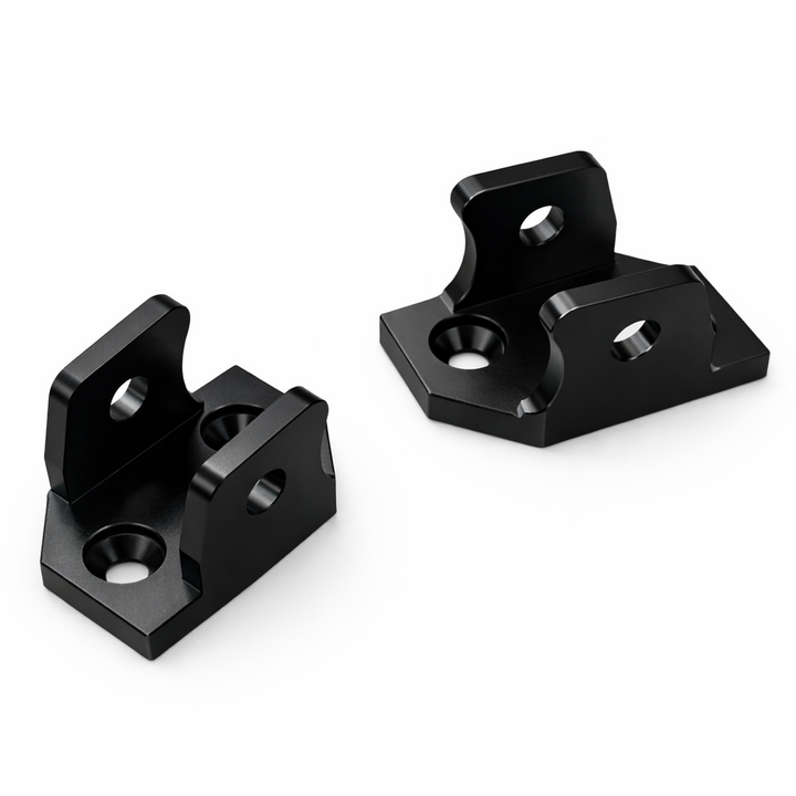 Tuttio Soleil 01 CNC aluminum peg mount in black