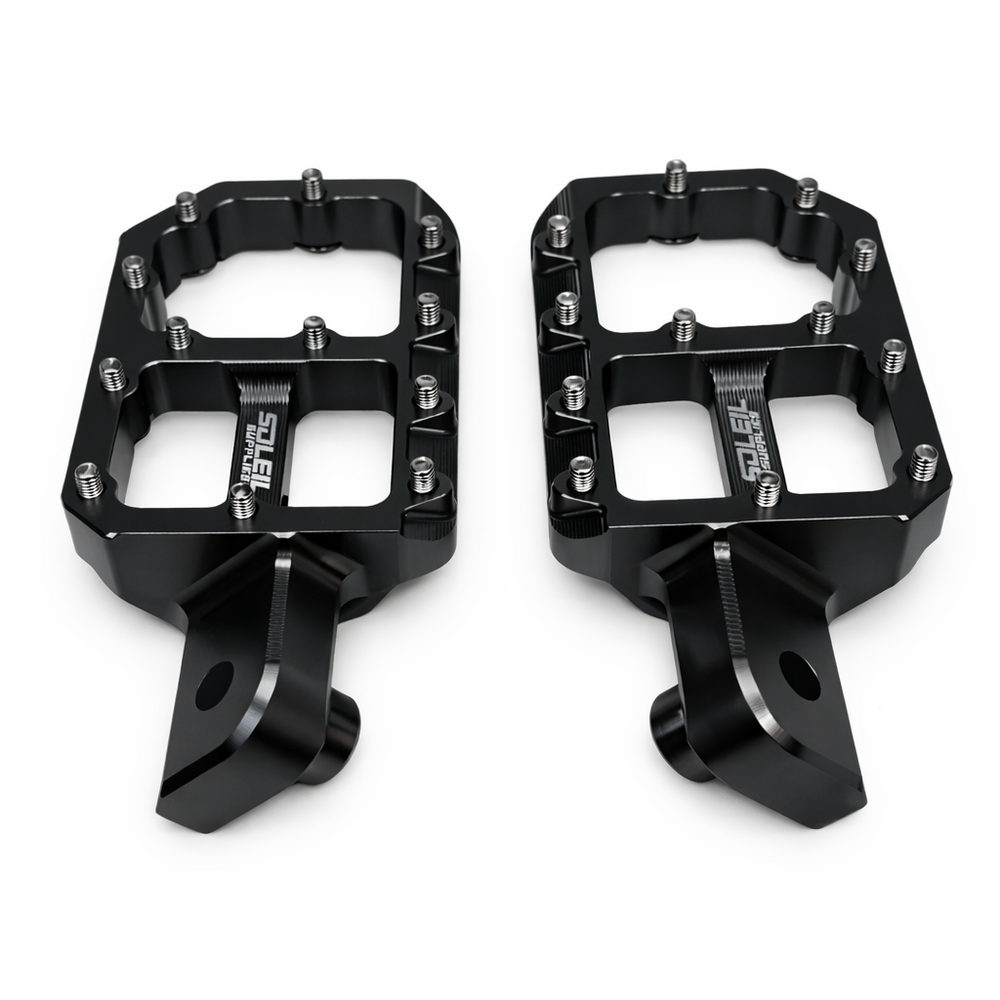 Tuttio Soleil 01 upgraded forged CNC aluminum pegs V2 in black