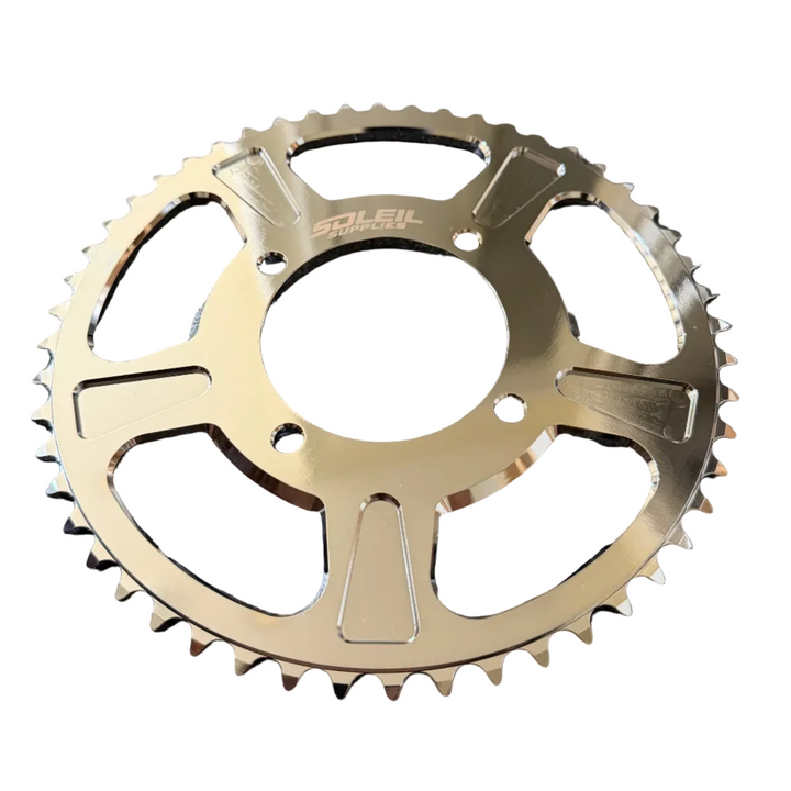 Tuttio Soleil 01 upgraded sprocket installed on drivetrain