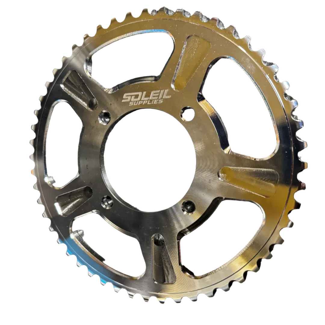 Tuttio Soleil 01 rear sprocket in chrome