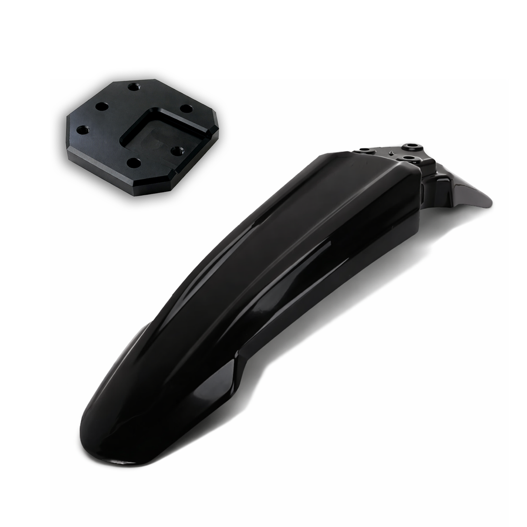 Surron front fender for Tuttio or Yozma in glossy black