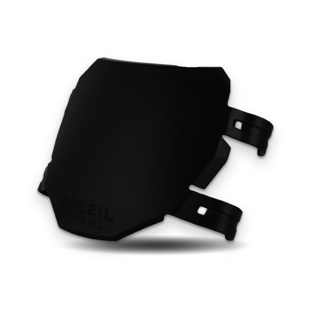 ODI style front number plate for Tuttio Soleil 01 in black