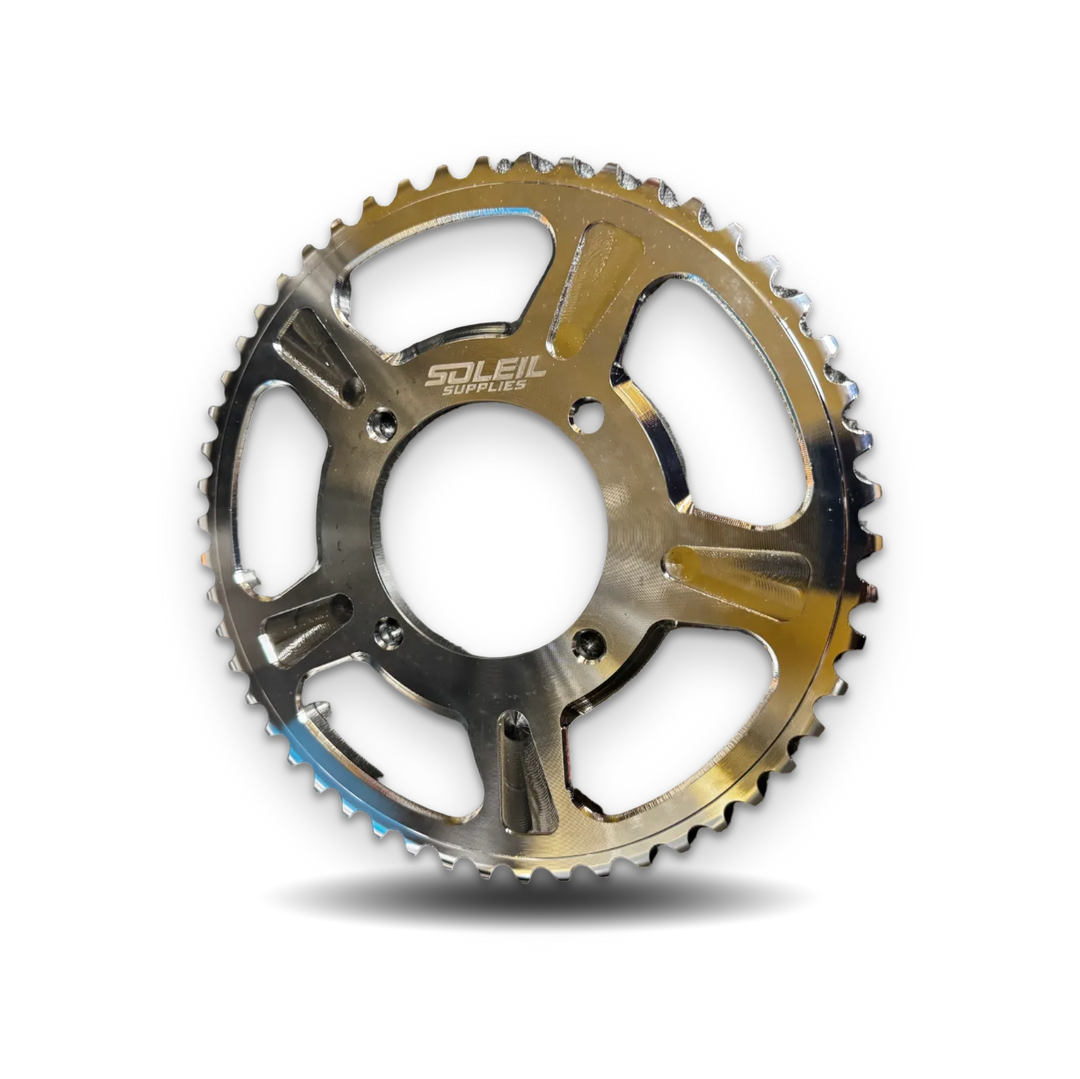 Tuttio Soleil 01 rear sprocket in chrome