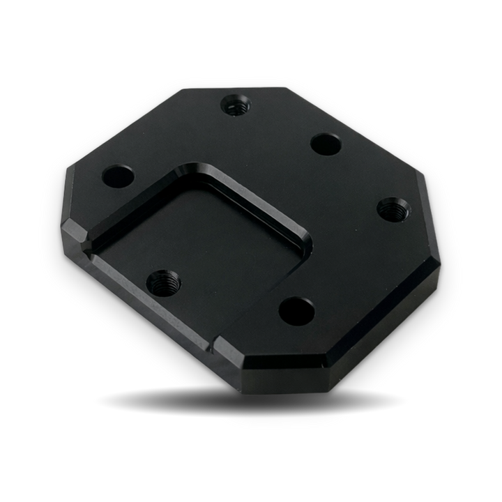 CNC machined aluminum fender adapter for Tuttio Soleil 01