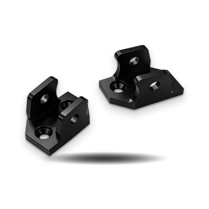 Tuttio Soleil 01 CNC aluminum peg mount in black