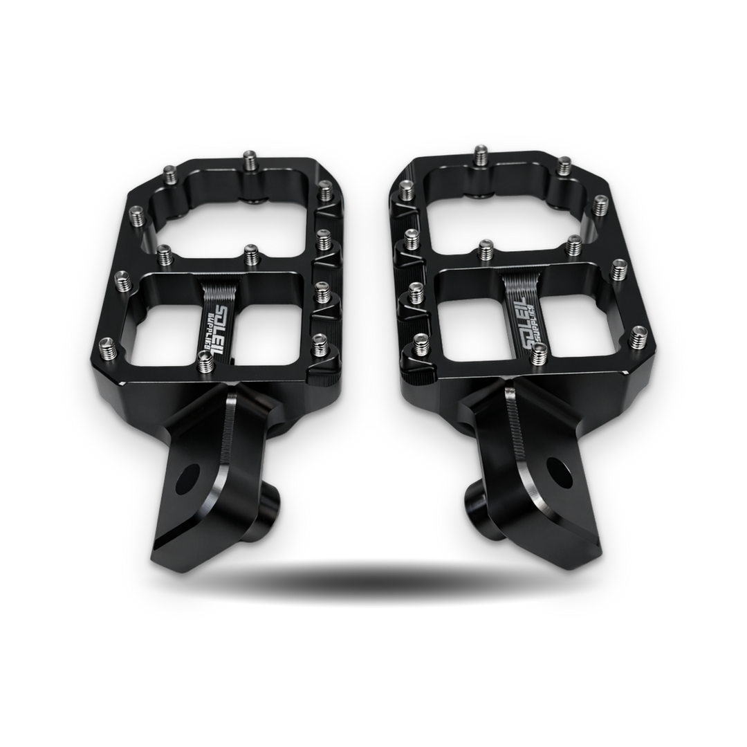 Tuttio Soleil 01 upgraded forged CNC aluminum pegs V2 in black