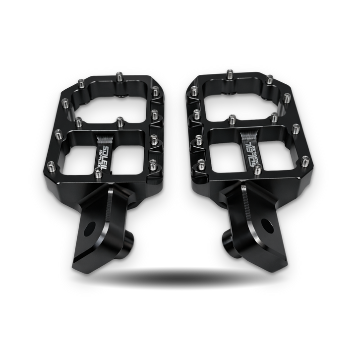 Tuttio Soleil 01 upgraded forged CNC aluminum pegs V2 in black