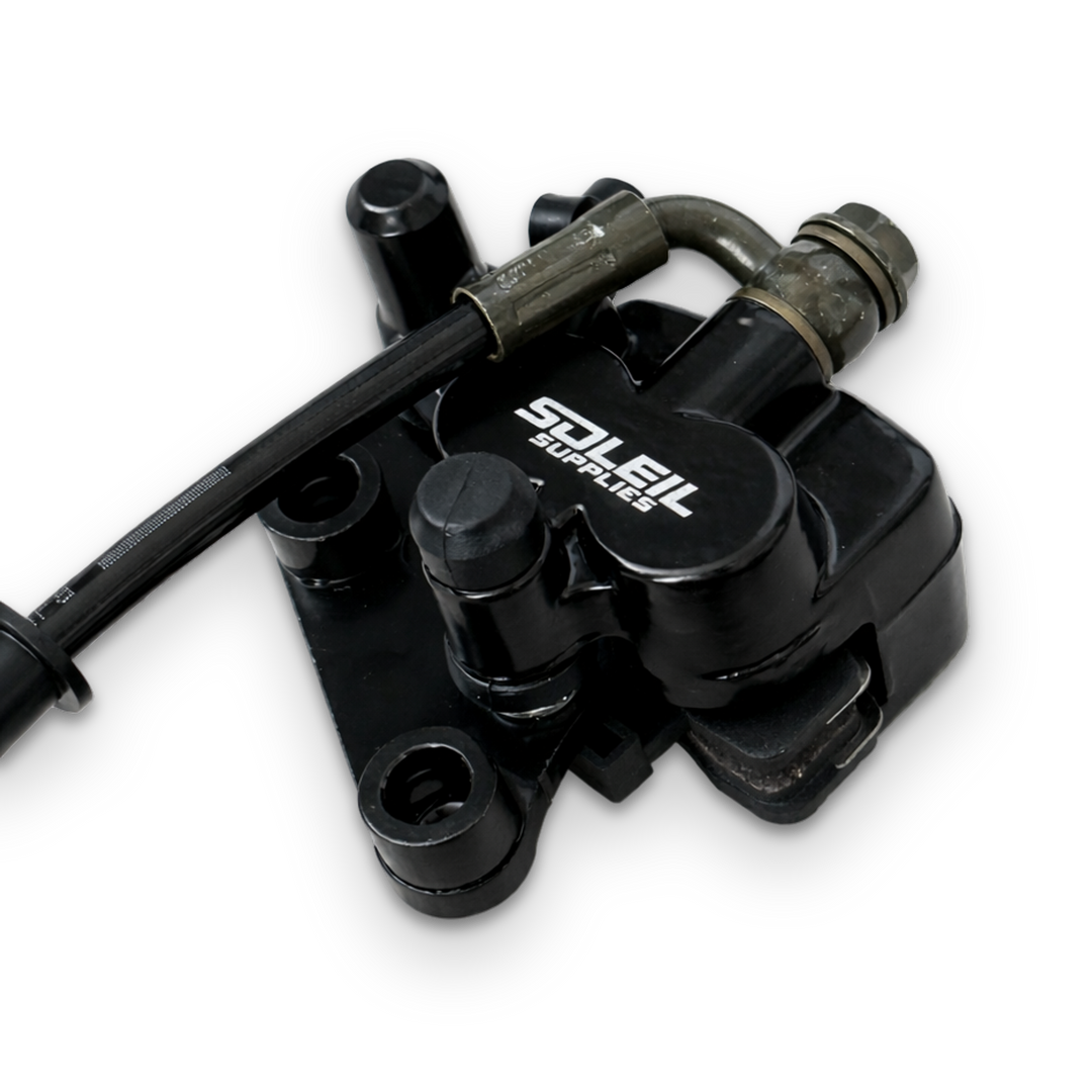 Tuttio Soleil 01 front brake caliper upgrade close-up