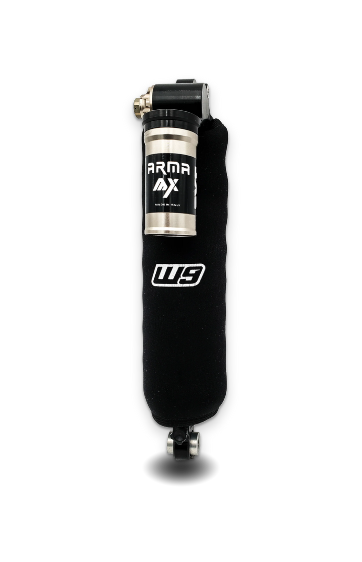 Warp 9 shock cover protection and style detail