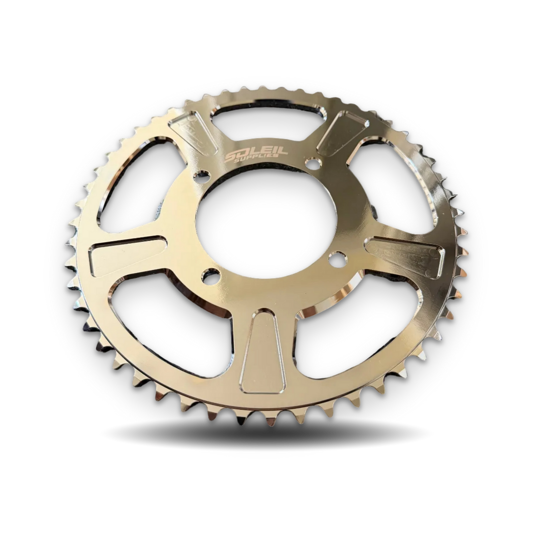 Tuttio Soleil 01 upgraded sprocket installed on drivetrain