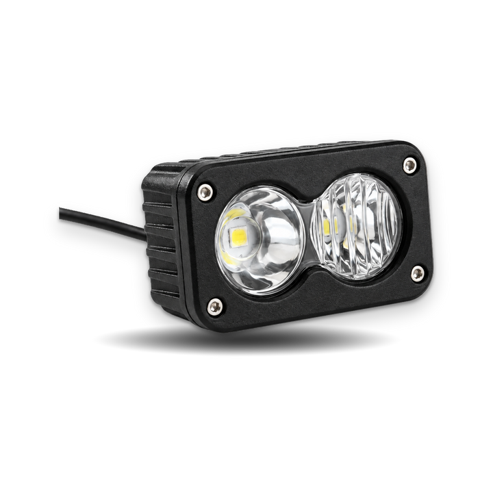 Yozma Baja dual LED headlight on a white background